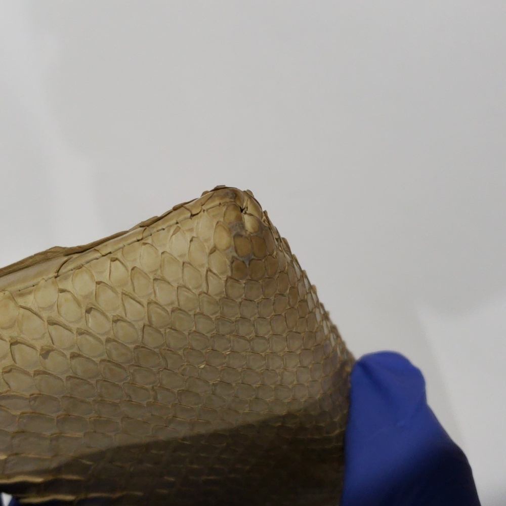 Authentic Atao Python Skin Leather “Limo” Wallet … - image 5